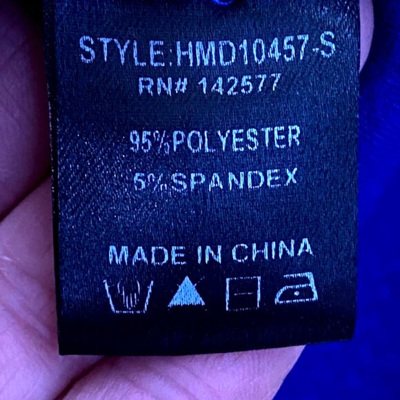 Love Chesley Cobalt Blue Pleated Fit & Flare Skater Mini Dress Junior's Size M - Picture 8 of 10